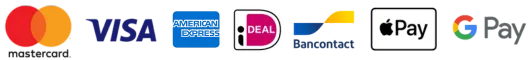 Supported safe payment methods icons including Visa, Mastercard, and PayPal